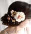 Свадебная прическа 2012: цветы в волосах